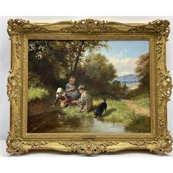 William Bromley III (British fl.1835-1888): 'Great Expectations', oil on canvas signed 34cm x 45cm
Provenance: purchased by the vendor Sotheby's London (via Stockholm) 12th November 1992, Lot 64