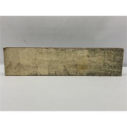 Copper plate printing block, depicting Delta Mill, L52cm