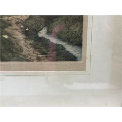 Claude H Rowbotham (British 1864-1949): 'Ullswater - Stybarrow Crag', aquatint signed in pencil 22cm x 16cm; Marcel Augis (French early 20th century): 'Paysage Normandy', aquatint signed and titled in pencil 24cm x 17cm (2)