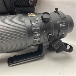 Nikon ED 'AF-S Nikkor 200-400mm 1:4G' lens, serial no 300970, with case