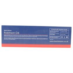 Two Bachmann 00 gauge locomotives, comprising 31005 Robinson O4 class locomotive and tender no.3457 in LNER black and 31003 Robinson O4 class locomotive and tender no. 6190 in LNER black, both boxed