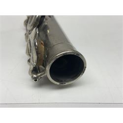 Lafleur three-piece flute, serial no.3357; in fitted carrying case