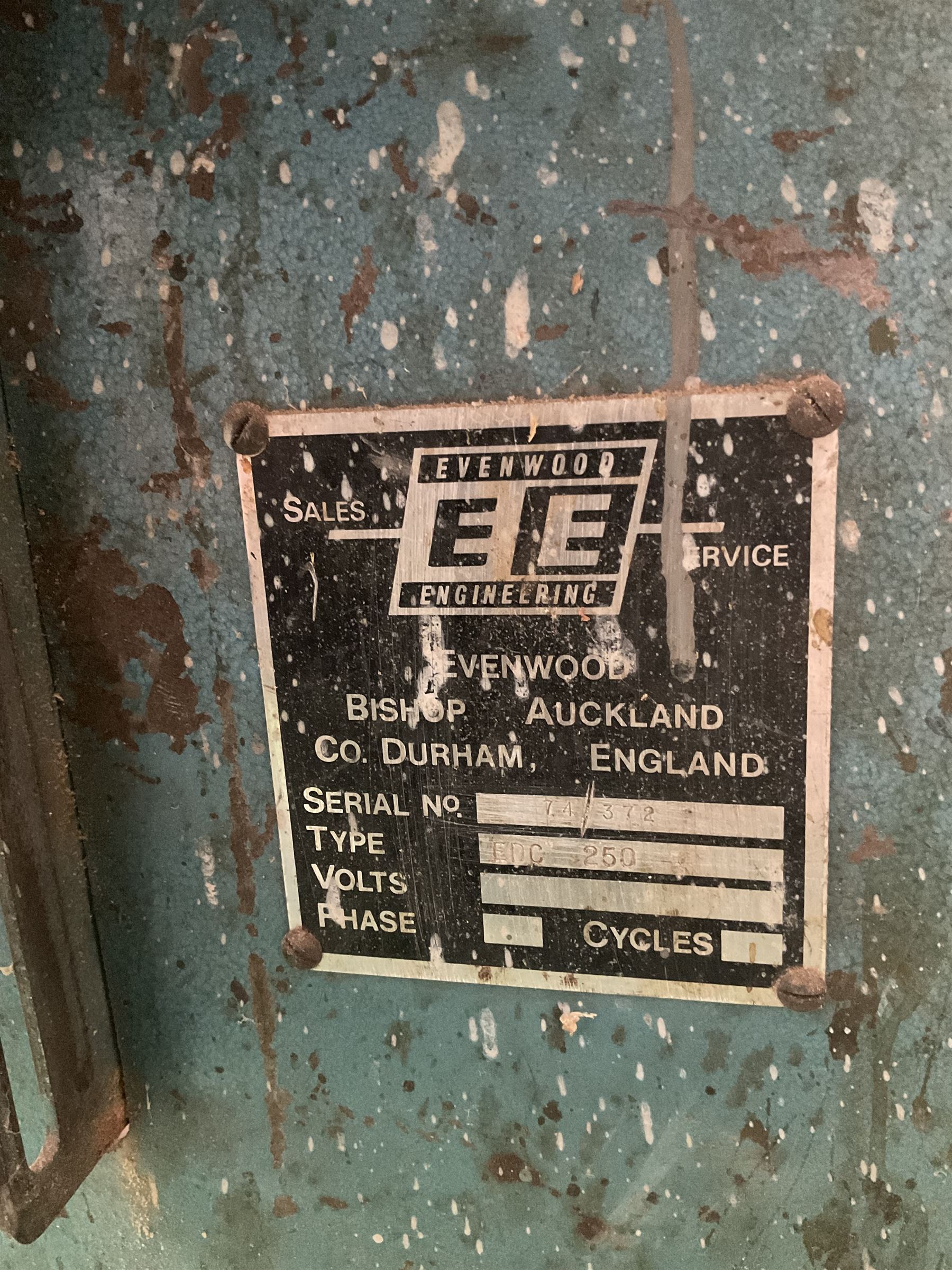 Evenwood circular saw  - THIS LOT IS TO BE COLLECTED BY APPOINTMENT FROM DUGGLEBY STORAGE, GREAT HILL, EASTFIELD, SCARBOROUGH, YO11 3TX