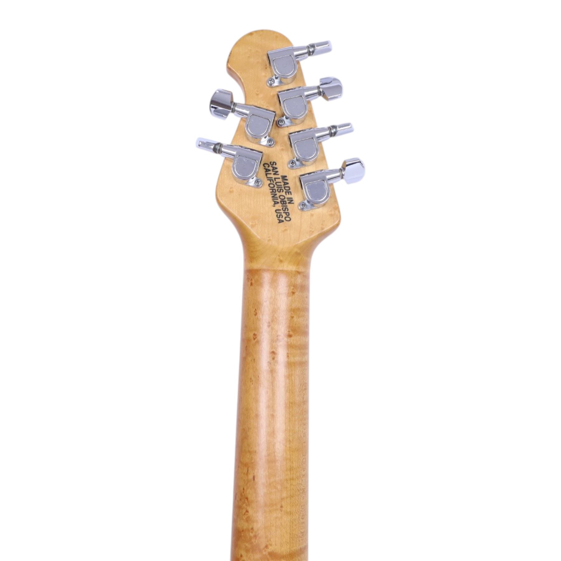 Ernie Ball Music Man Albert Lee signature guitar in pink burst finish, circa 1993, serial no. 94557, L92cm, in fitted hard case