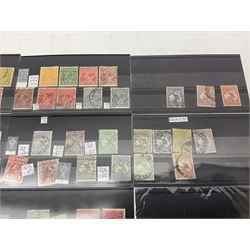 Australian stamps with various Kangaroo issues including used two pounds, King George V Silver Jubilee and other issues etc, housed on stockcards 