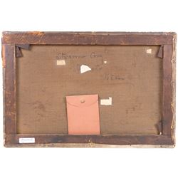 Henry Robinson Hall (British, 1859-1927): 'Stybarrow Crag Ullswater', oil on canvas signed, titled verso 41cm x 61cm (unframed)