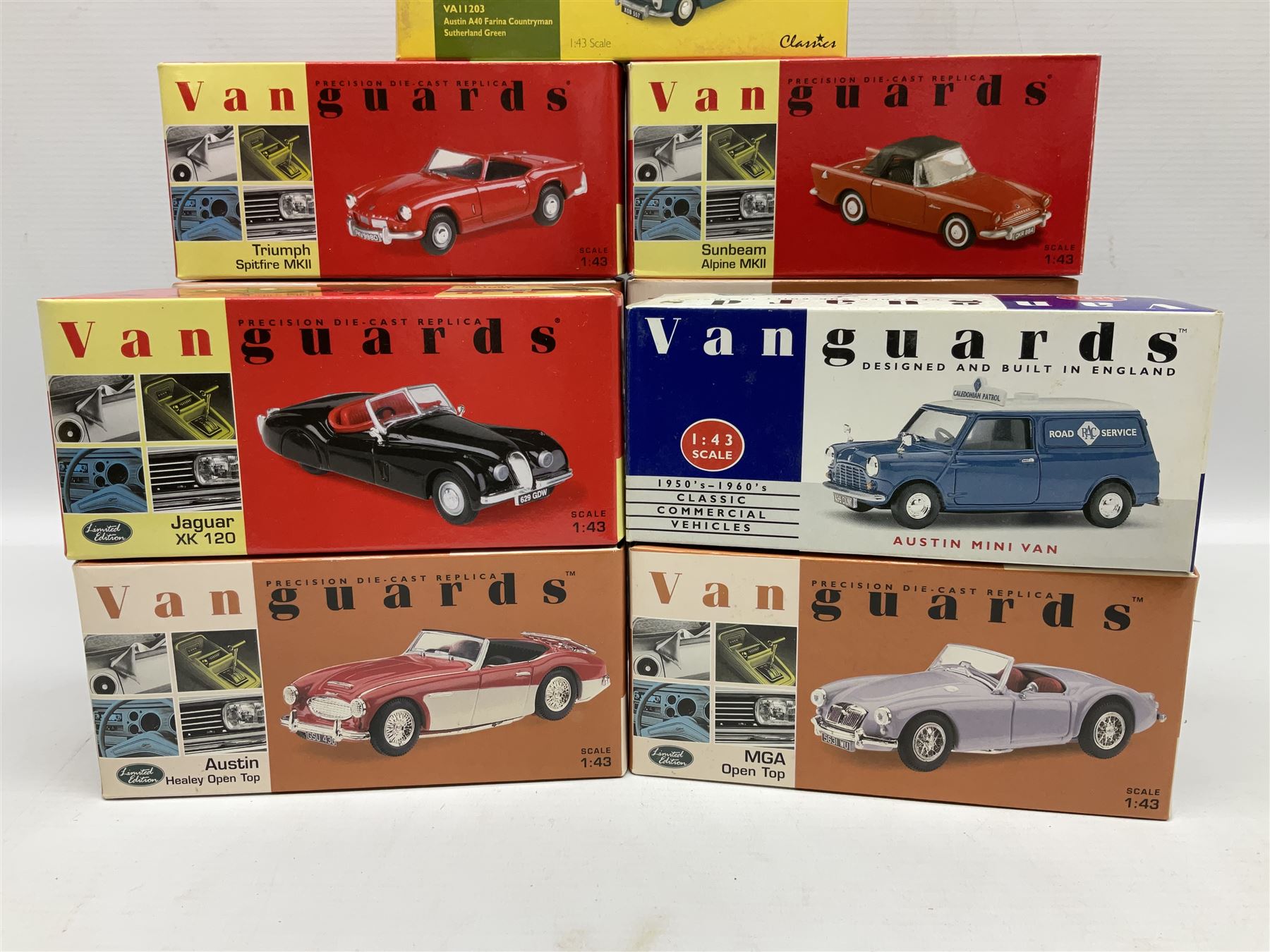 Twenty Lledo Vanguards die-cast models, mostly 1:43 scale including four 1950's - 1960's Classic Commercial Vehicles, seven Limited Editon, three Special Limited Editon, three Exclusive Members Diecast Models and three others (20)