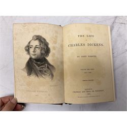 Kinglake, A.W: 'The Invasion of the Crimea', five vols, numerous maps and plans, Forster's John: The life of Dickens, in three volumes and Chansons De Beranger (in French)