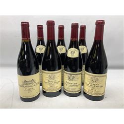 Mixed red wine from Louis Jadot, to include, 2015 Volnay, 2015 Pommard Clos De La Commaraine, 2015 Nuits Saint Georges, etc, various contents and proof, (10)