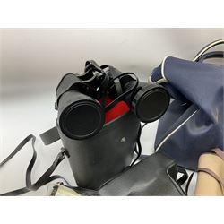 Quantity of Cameras , Lenses and Table Top Viewer- To be assessed 
Collection of cameras, lenses and photography equipment, to include Praktica EE2, Kowa SE, Kodak 66 model II, Inovar, lens Carl Zeiss Jena DDR Flektogon 2.4/35, lens Pentacon Electric f/2.8 135mm, Sunpak auto 2020, tripod  etc, together with a pair of Mark Scheffel 10x50 field binoculars.  