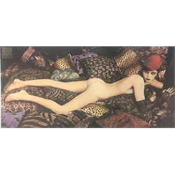  1974 Biba poster photographed by James Wedge for Biba Stores, L71cm x H34cm unframed   