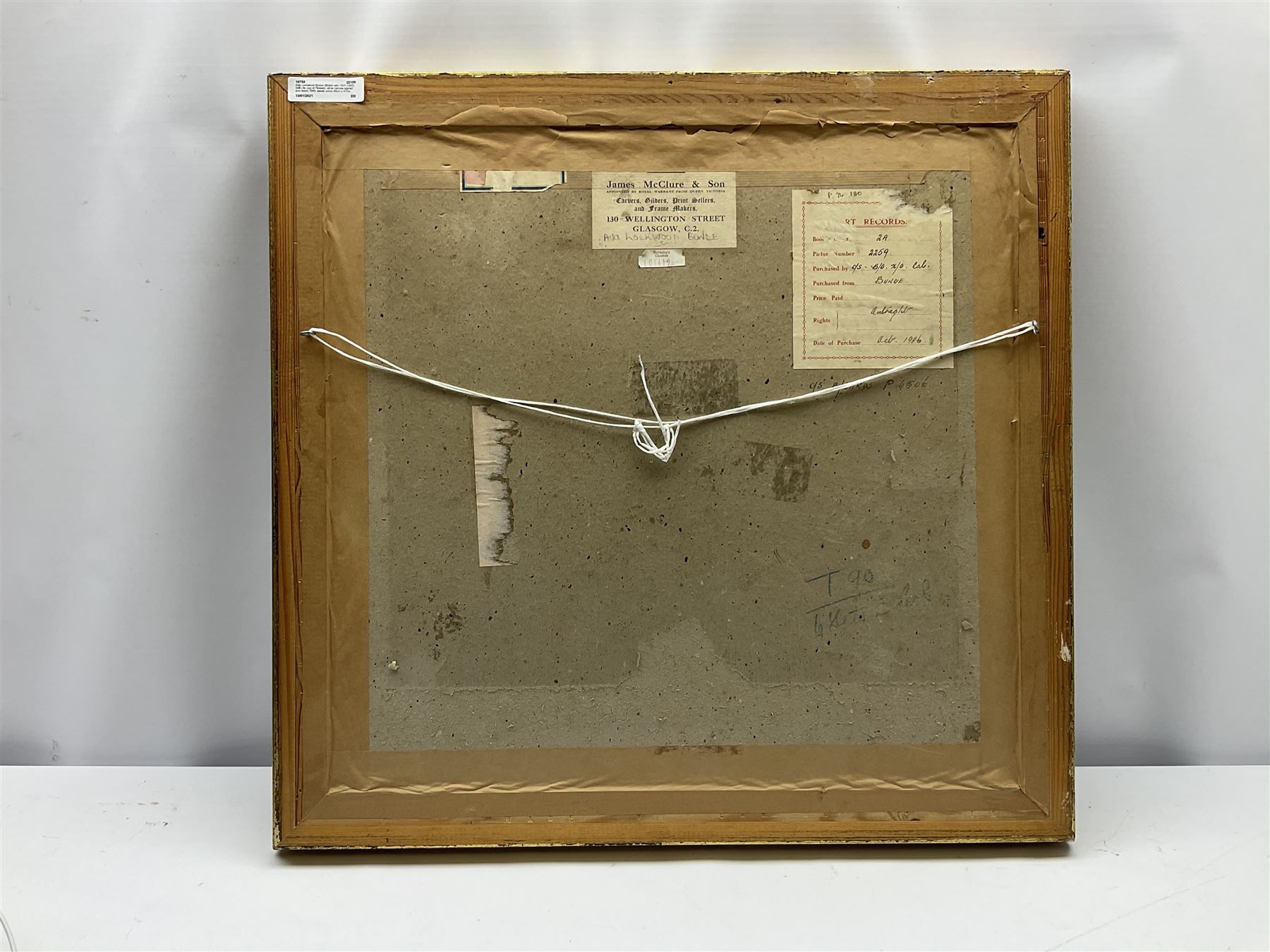 Ada Lockwood Bunce (British exh.1937-1940): Still Life Jug of Flowers, oil on canvas signed and dated 1945, labels verso 45cm x 47cm 