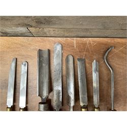 Robert Sorby Woodturning chisel set (8) - THIS LOT IS TO BE COLLECTED BY APPOINTMENT FROM DUGGLEBY STORAGE, GREAT HILL, EASTFIELD, SCARBOROUGH, YO11 3TX