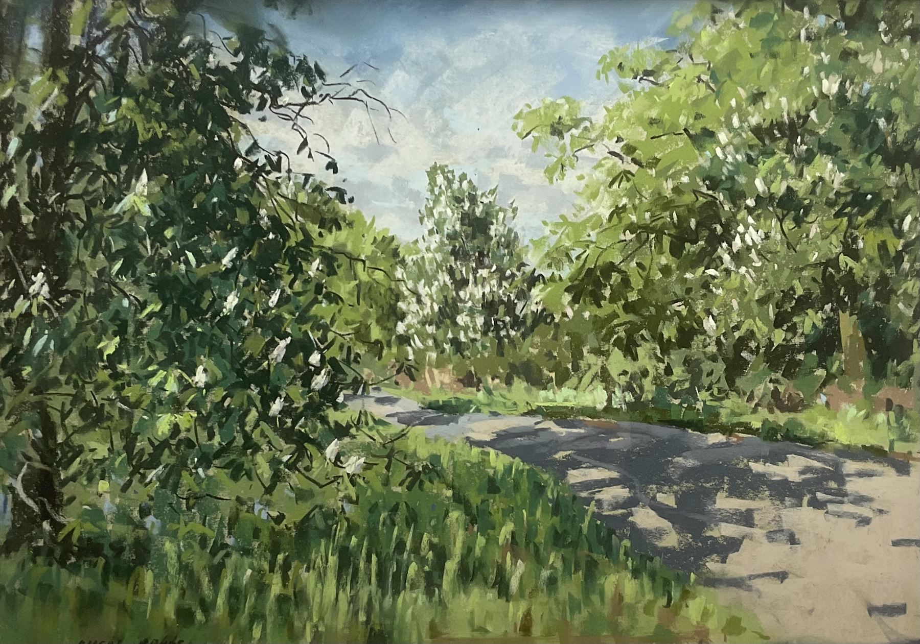 Angus Rands (British 1922-1985): 'Near Castle Howard', pastel signed, titled verso 40cm x 56cm