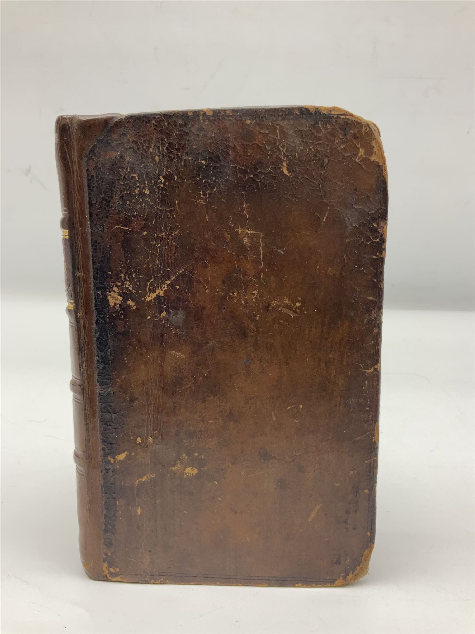 Homer's Illiad, 1554, with engraved title plate, complete book in greek text, the book has been rebound and rebacked