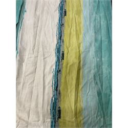 Pair of Harlequin Stretorta curtains each curtain 2 widths x 325cm drop