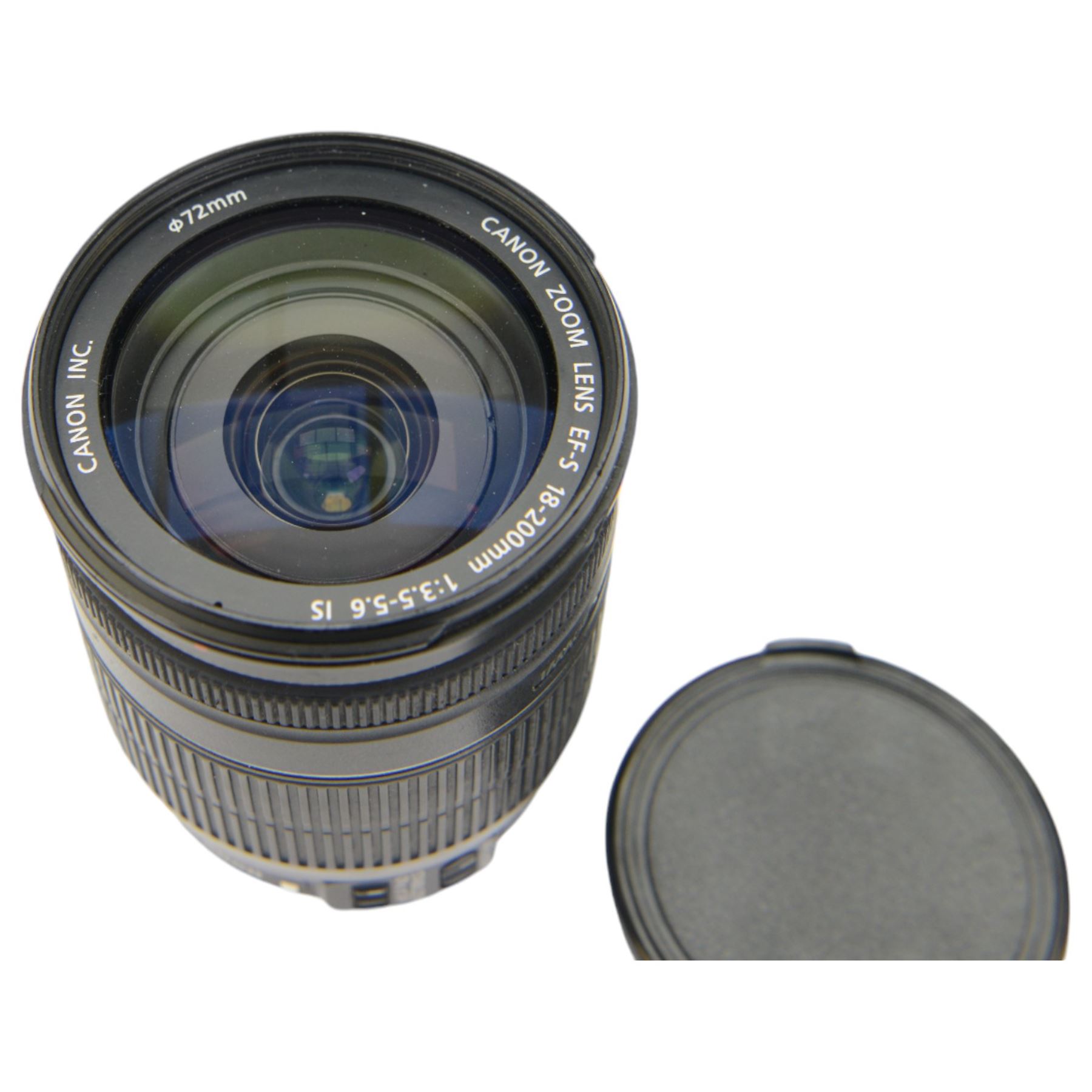 Canon EOS 77D camera body serial no. 193071005589, with a Canon EFS 18-200mm f/3 5-5.6 IS lens and a Sigma 10-20mm F4-5.6 EX DC lens, Canon extension tube, three Canon lens hoods, all boxed, with a Lowepro camera bag