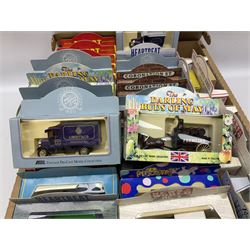Large collection of Lledo/ Days Gone die-cast models including Antiques Roadshow, Coronation Street, The Darling Birds of May, The Rupert Collection, Heartbeat and others, all boxed (70
