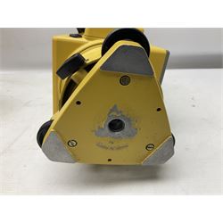 Topcon land surveying equipment - GTS 226 Electronic Total Station, serial no.UN4962; in carrying case with charger and spare battery; together with Leica tripod (2)