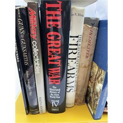 Saber, Clifford; Desert Rat Sketch Book, published by Sketchbook Press, New York 1959 in slipcase, together with military reference books, including The Illustrated Encyclopedia of Fire Arms, Winchester the gun that took the West etc