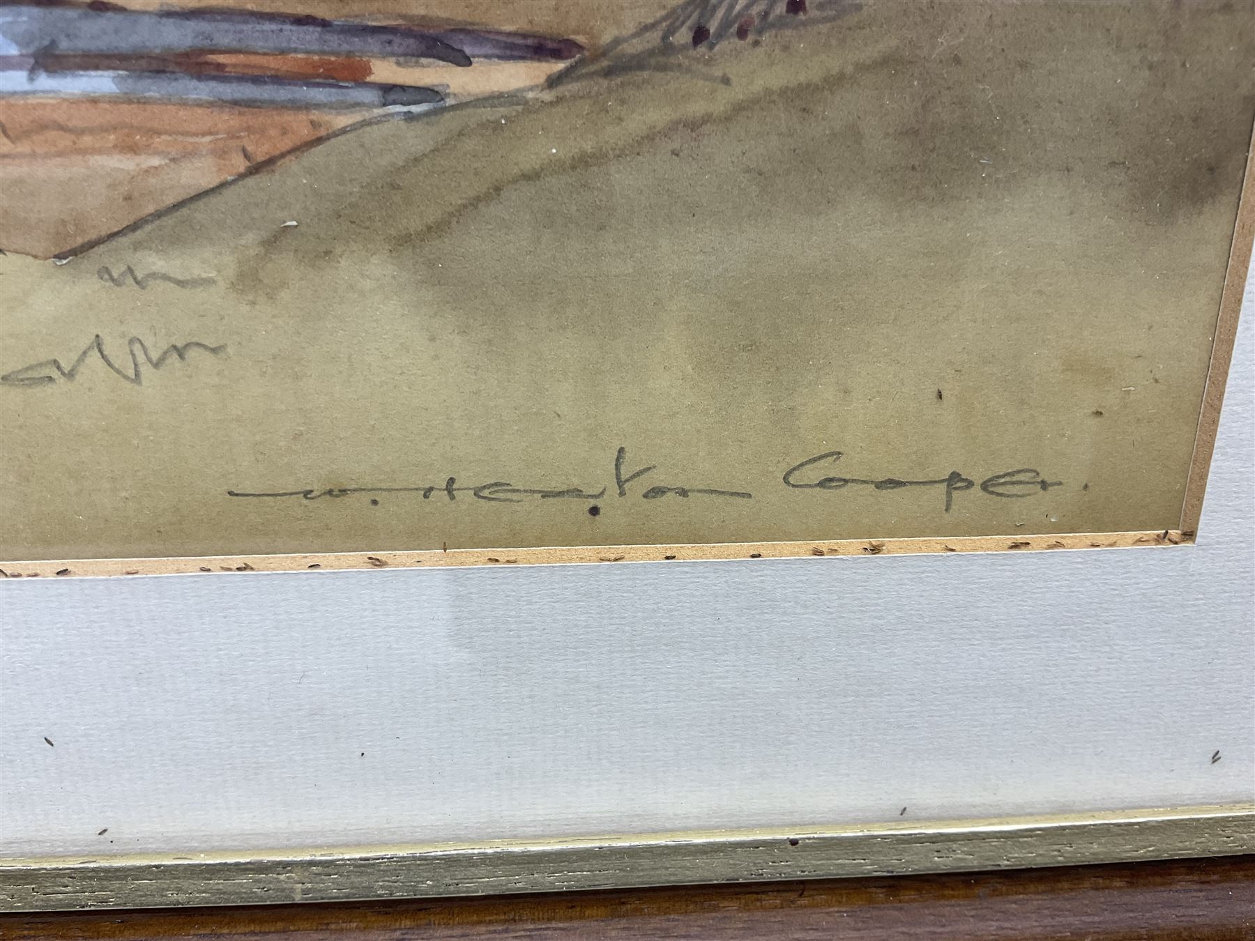 William Heaton Cooper RI (British 1903-1995): 'Steel Fell Tarn', watercolour over pencil signed and titled 24cm x 35cm