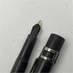 Five fountain pens, to include Stephens no 270, Curzon Typhoo, WHSmith The Wembley Pen and the Nectar, all with 14ct gold nibs  