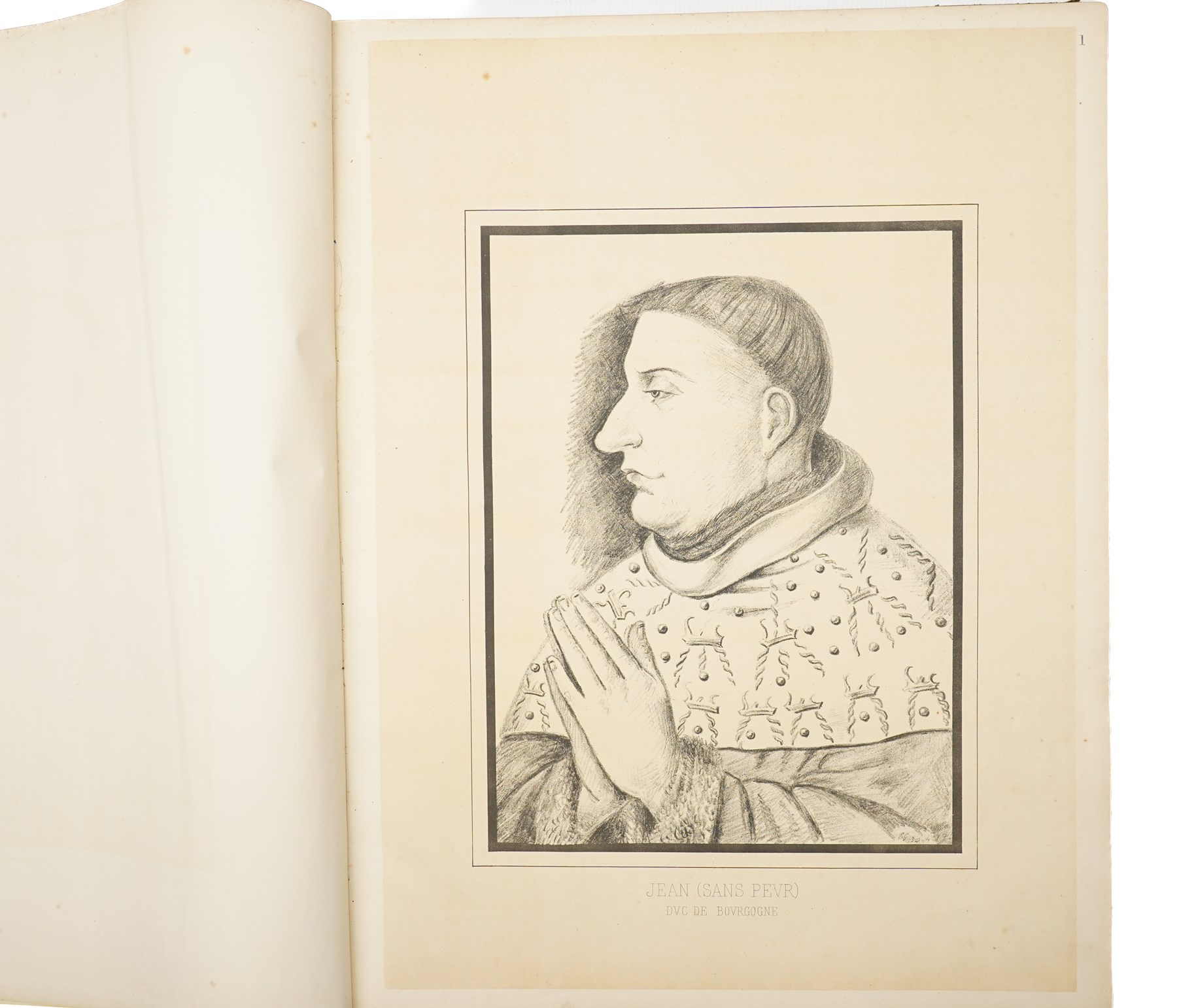 Lord Ronald Gower (British 1845-1916) after Alexandre Lenoir (French 1761-1839): 'The Lenoir Collection of Original French Portraits at Stafford House', portfolio of 136 auto-lithographs max 54cm x 39cm
Notes: Lenoir was an archaeologist and curator of The Museum of French Monuments in Paris, most known for saving France's historic monuments from being destroyed during the French Revolution. The historical figures depicted are largely from the House of Valois and House of Bourbon eras, as well as cultural, clergy and religious figures. The portfolio was published by Maclure and Macdonald, London in 1874.