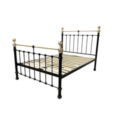 Marks & Spencer Home  - Victorian design metal and brass final 4’ 6” double bedstead