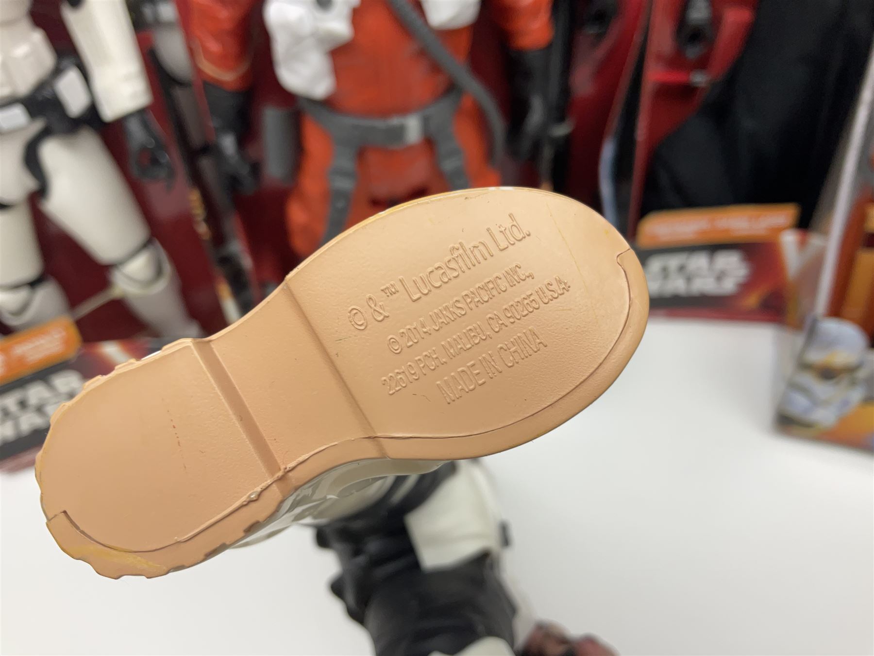 Star Wars - seven Jakks Pacific Big-Figs comprising Death Trooper, Kylo Ren, Darth Maul, First Order Stormtrooper, Poe Dameron, The Inquisitor and Executioner Trooper; all boxed; and another unboxed (8)