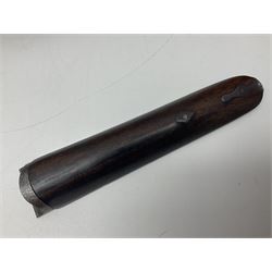 SHOTGUN CERTIFICATE REQUIRED - Late 19th century R. Robinson of Hull 12-bore side-by-side double barrel hammer shotgun; with 76cm(30