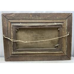 L Lyons (British 19th Century): Heading Home, oil on canvas signed 34cm x 59cm 