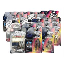 Star Wars - twenty-four carded figures including nineteen La Guerra De Las Galaxias La Guerre Des Etoiles; and five others; all in unopened blister packs (24)