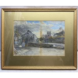 Samuel John 'Lamorna' Birch (British 1869-1955): St Wilfrid's Church - Halton-on-Lune, Lancaster, watercolour signed and dated 1892, 25cm x 37cm 
Notes: in 1892 Birch moved to the Cornish village of Lamorna where he adopted the nickname 'Lamorna Birch' - the present watercolour is an early example of his work before the move.