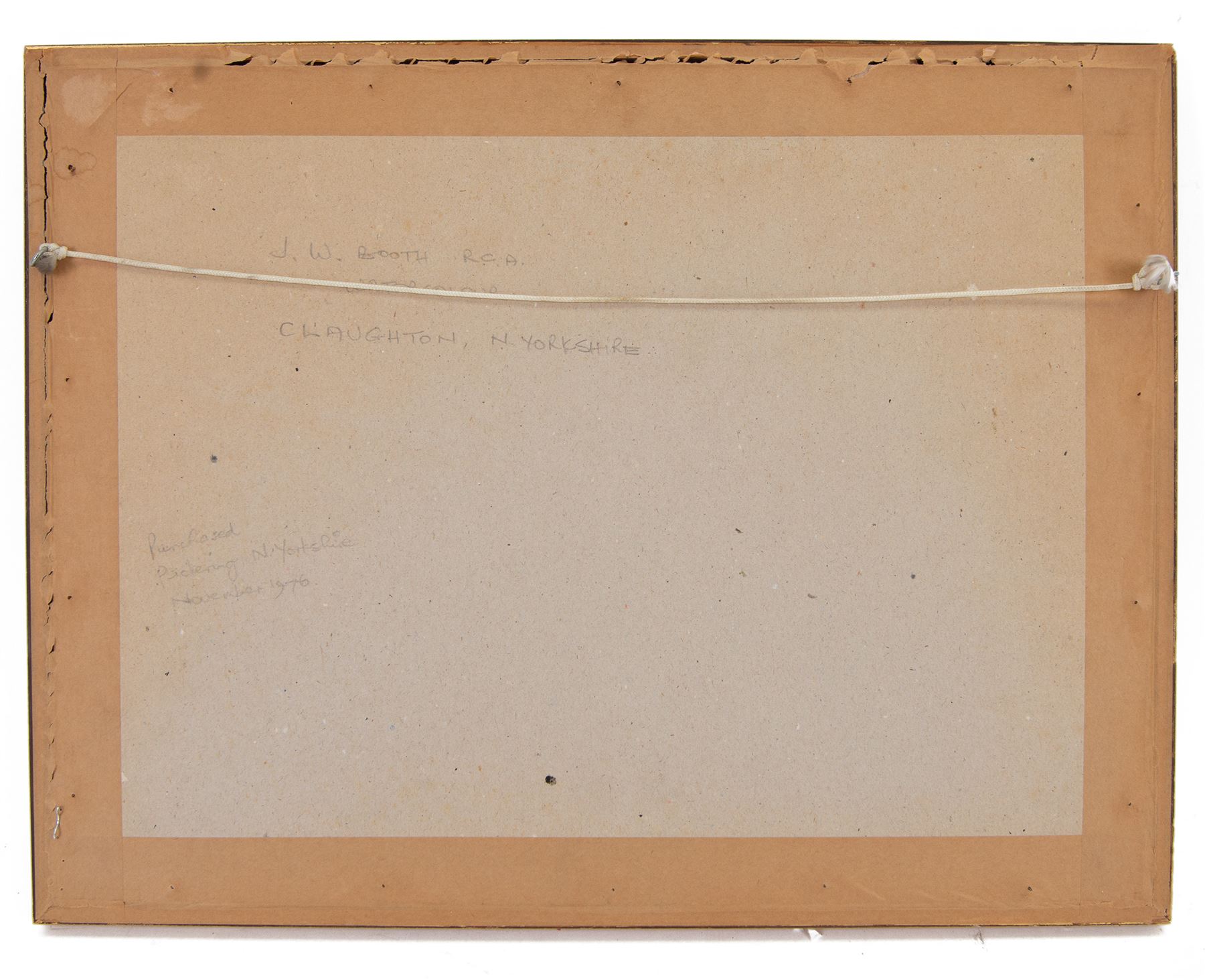 James William Booth (Staithes Group 1867-1953): Cloughton Village near Scarborough, watercolour signed 25cm x 35cm