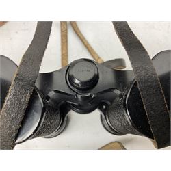 Eight cased pairs of binoculars, to include Noctovist Mk II 8x30, Prinz 8x30, Steiner Bayreuth 8x30, Springfield H.F.P 8x26 etc