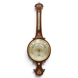 J. Somalvico & Co., Hatton Garden, London - early 19th century rosewood wheel barometer, t...