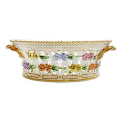 Royal Copenhagen Flora Danica basket, wi