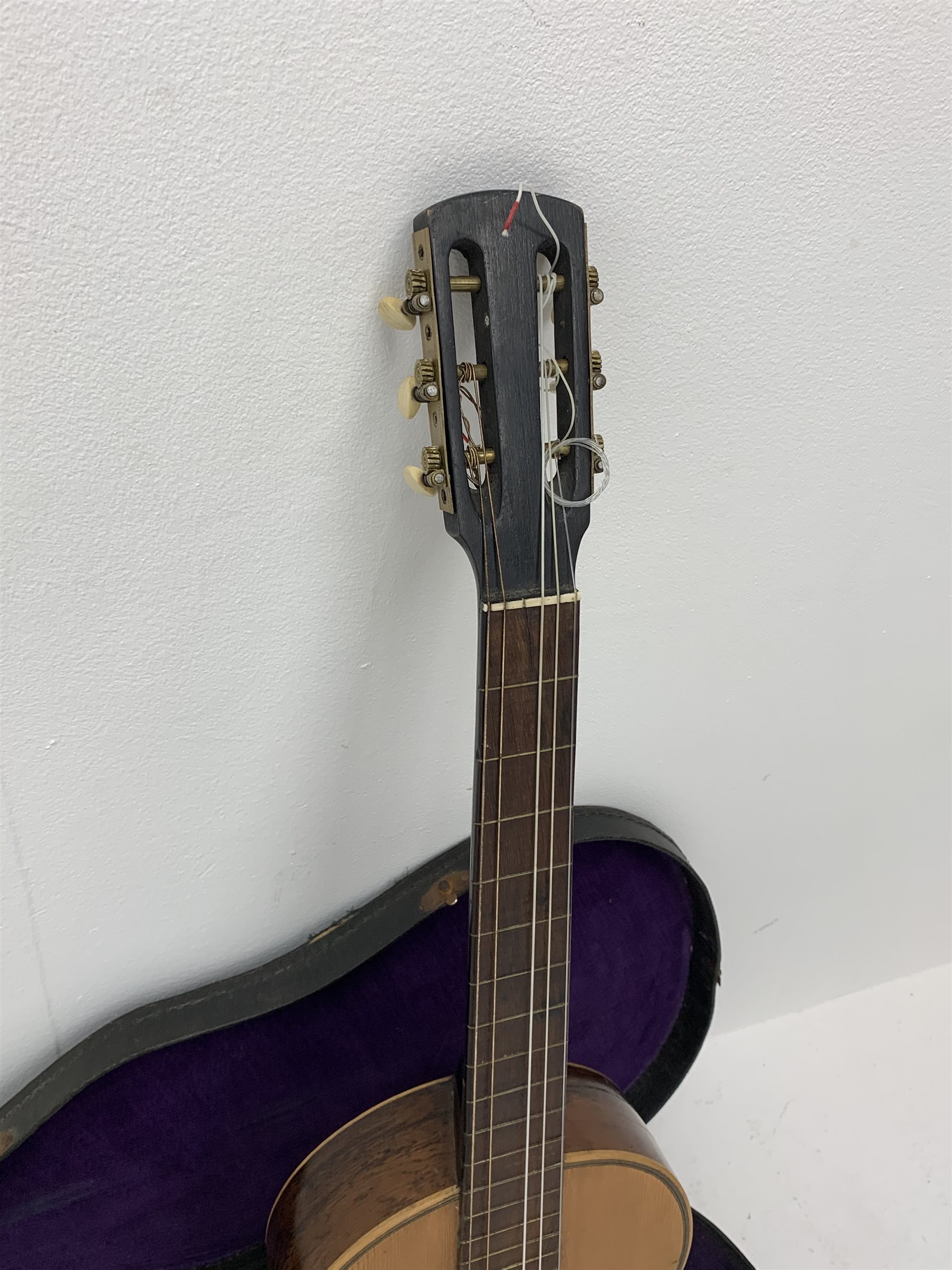 Pietro Tonelli Napoli acoustic guitar in carrying case