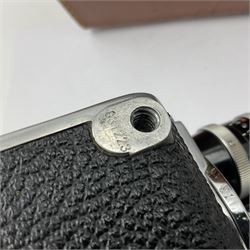 Paillard Bolex D8L STD 8mm cine camera body, serial no. 831223, with 'Paillard Switar 1:1.8 f=36mm AR' lens, serial no. 769123, Paillard Yvar 1:1.8 f=13mm AR' lens, serial no. 782154 and Paillard Pizard 1:1.9 f=5.5mm AR' lens, serial no. 717045, in leather carry case