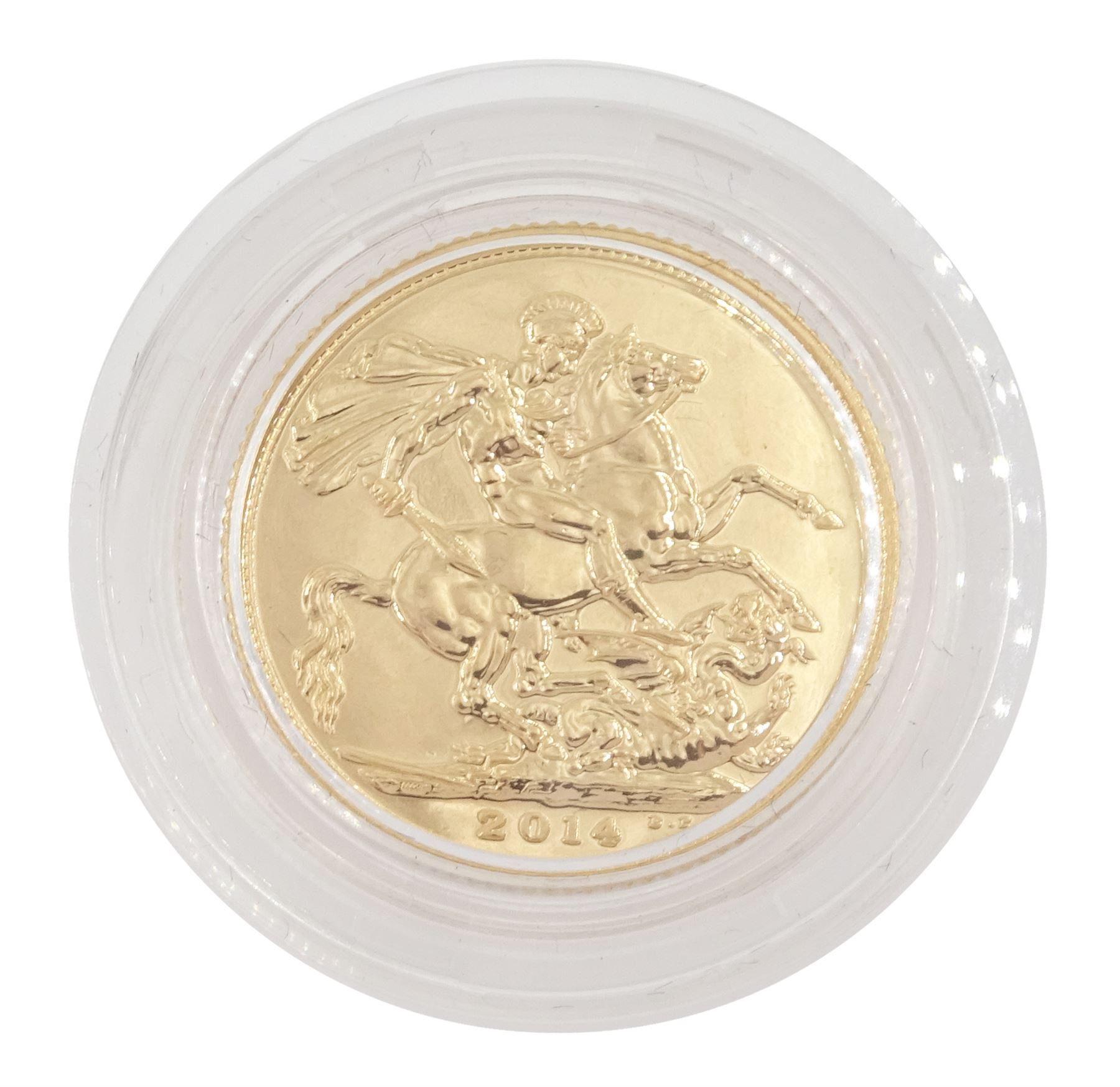 Queen Elizabeth II 2014 gold full sovereign coin