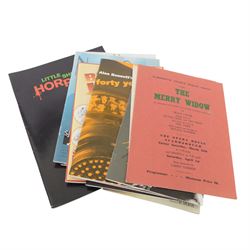 Collection of mid 20th century and later theatre brochures, including 1949/1950 Scarborough Open Air Theatre brochures