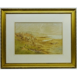  'Robin Hoods Bay Yorkshire', watercolour by Kate E Booth (British fl.1850-1898) signed and titled 33cm x 49cm  