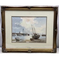 Don Micklethwaite (British 1936-): Scarborough Harbour and Harbour Scene, pair watercolours signed 26cm x 36cm (2)