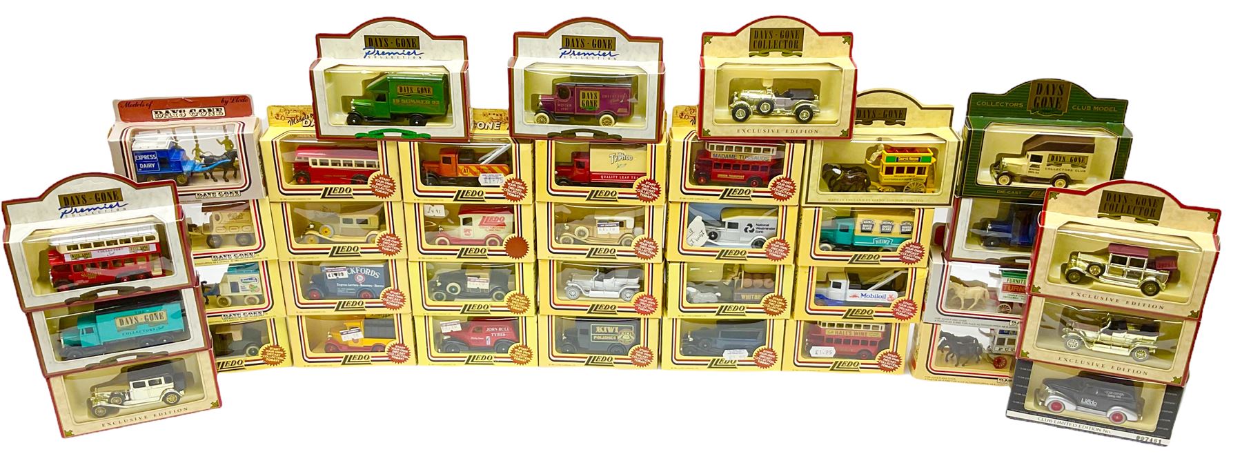 Thirty-seven modern die-cast promotional and advertising models by Lledo including Premier Collection etc; all boxed (37)