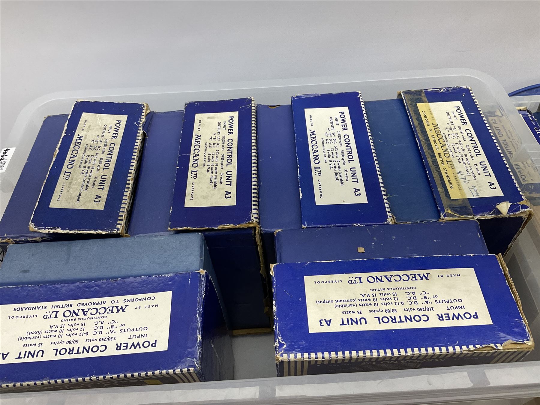 Hornby six Power Control Unit A3; one Power Control Unit A2; Marshall