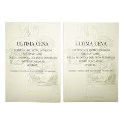 Pietro Annigoni OMRI (Italian 1910-1988): 'Ultima Cena' - The Last Supper and Preparatory ...