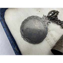 Victorian and later jewellery including silver thimble, rolled gold pendants, earrings and brooches and a collection of wristwatches including Sekonda, The Westminster Collection Historic Timepieces Spitfire pocket watch etc