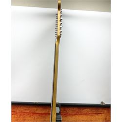 Fender three-tone Sunburst 12-string electric guitar c1965/6 Fullerton USA, with alder body and maple neck, the Indian rosewood fretboard with twenty-one frets and pearloid dot markers, fender electric XII bridge, F-stamp tuners (non-original), two split single coil pick-ups, master volume and tone and four-way switch, serial no.129730, L108cm; in original Fender case bearing label for Rivington Guitars New York with copy of original invoice; together with GuitarKes set-up and service certificate dated October 2021
