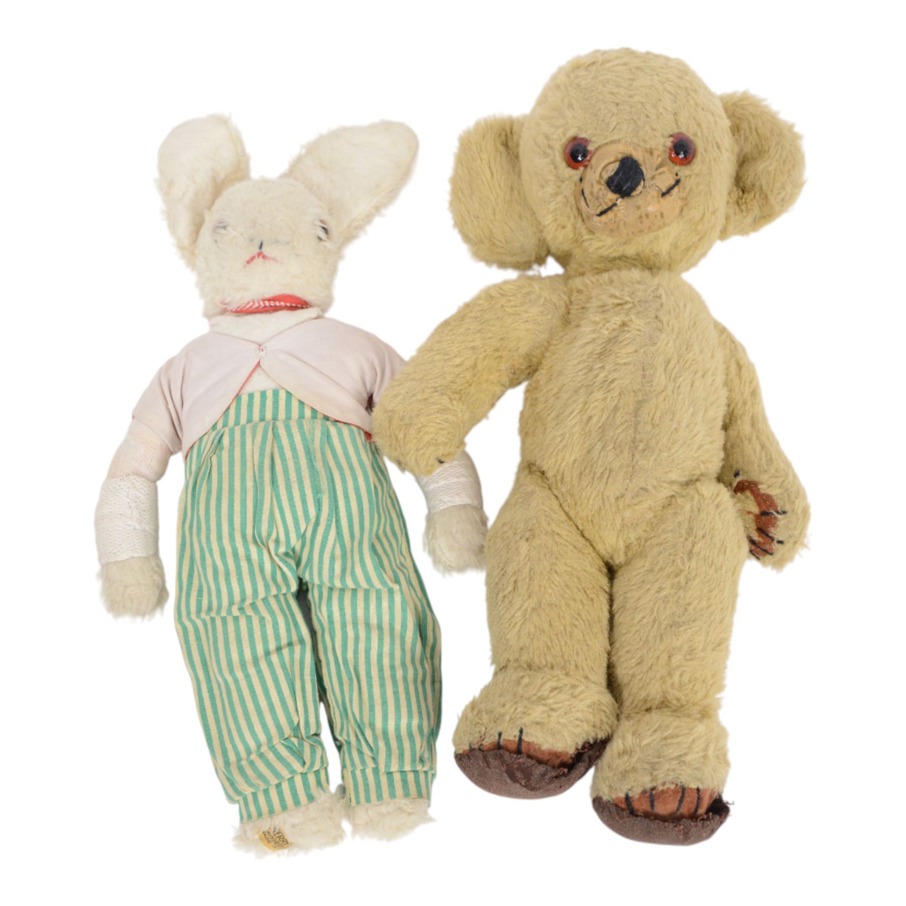 Merrythought Rabbit Merrythought 'cheeky' bear with bells in both ears and | Toys & Models ...