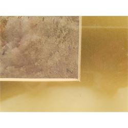 Cuthbert Rigby (British 1850-1935): Lake District Landscapes, two watercolours, one signed with indistinct monogram, the latter signed, 39cm x 54cm and 26cm x 36cm (2)